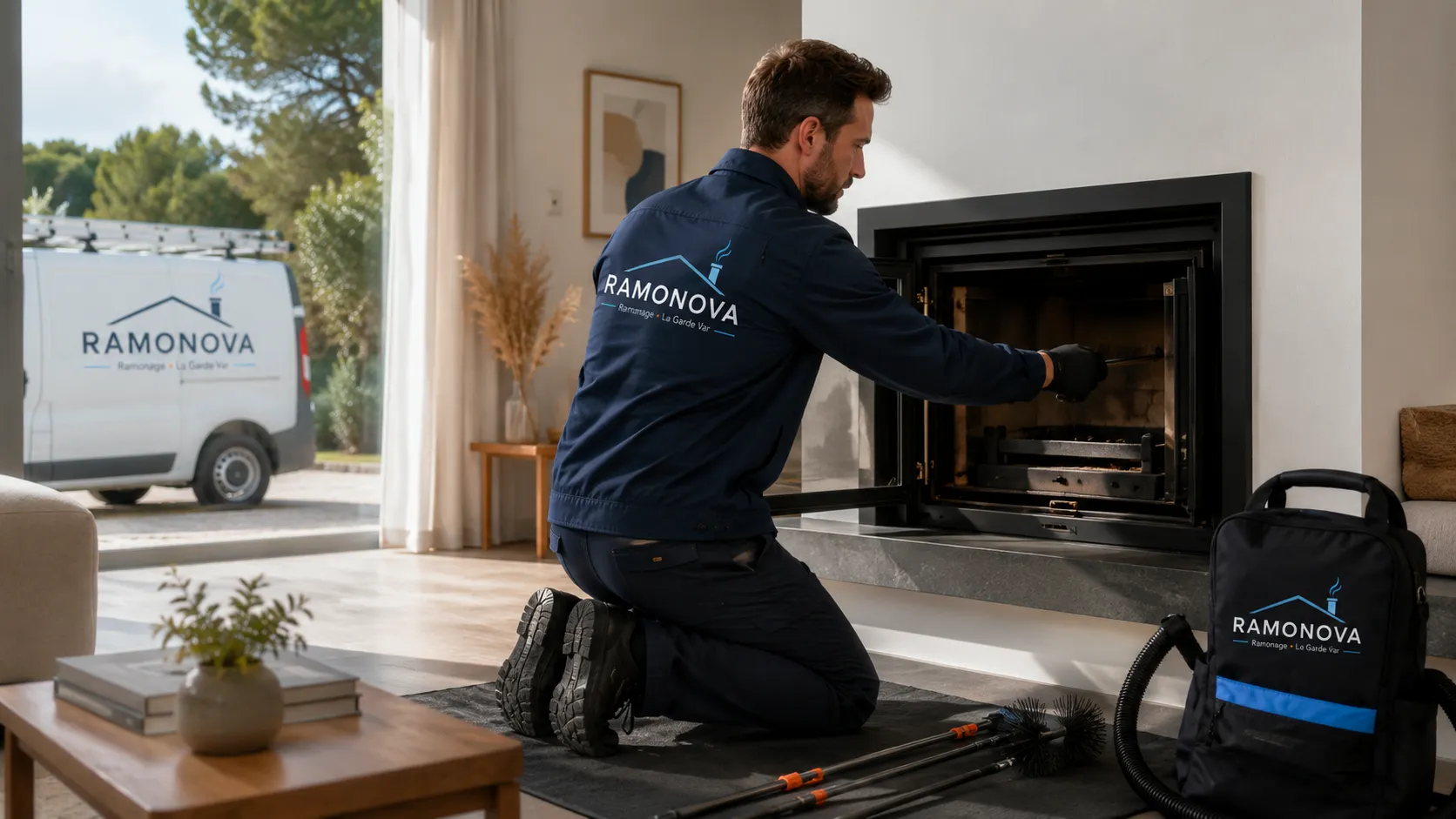 ramonage insert La Garde : intervention RAMONOVA sur une installation de client